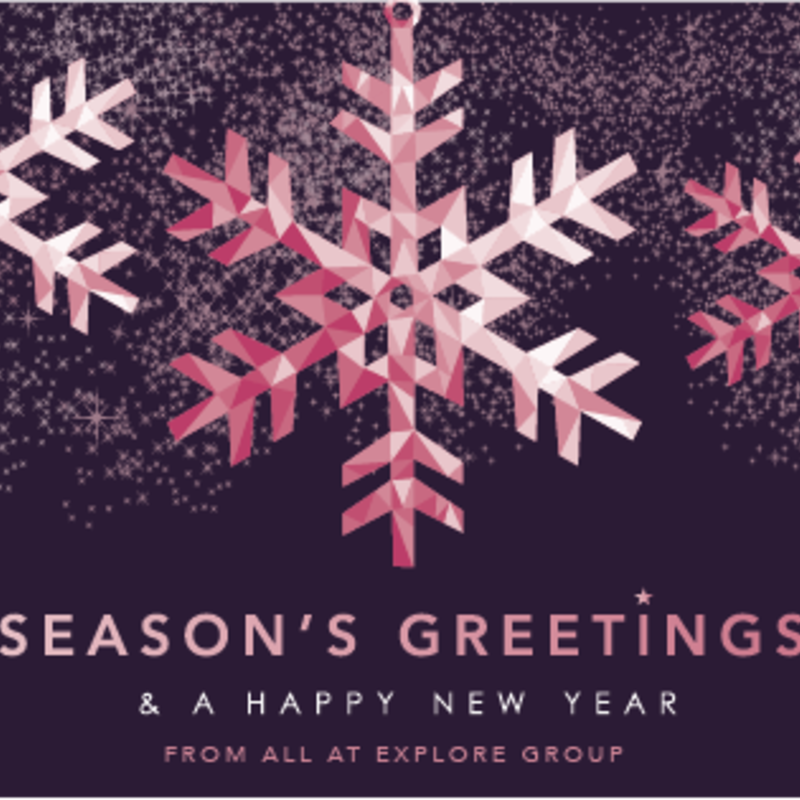Season's Greetings from all at Explore!